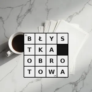 Hasło krzyżówkowe błystk składająca się z drutu na którym osadzony jest korpus koraliki łożyskujące strzemiączko na którym znajduje się obracający się podczas ściągania wyprofilowane skrzydełko - błystka obrotowa – rozwiązanie, synonimy, podpowiedzi i definicje krzyżówkowe